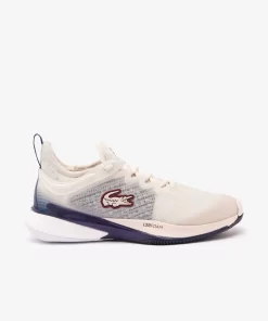 Lacoste Tennis>Damen-Tennisschuhe G-Lt23 Lite Aus Textil Off White/Navy Wn1