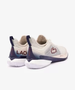 Lacoste Tennis>Damen-Tennisschuhe G-Lt23 Lite Aus Textil Off White/Navy Wn1