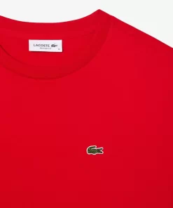 Lacoste T-Shirts>Damen-T-Shirt Aus Premium-Baumwolle Rot 240