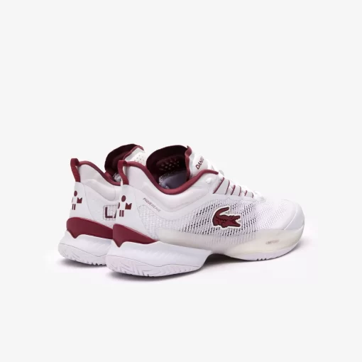 Lacoste Tennis>Daniil Medvedev Ag-Lt23 Ultra Tennis-Schuhe Wht/Burg 2G1