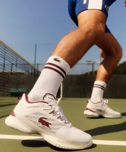 Lacoste Tennis>Daniil Medvedev Ag-Lt23 Ultra Tennis-Schuhe Wht/Burg 2G1