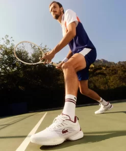 Lacoste Tennis>Daniil Medvedev Ag-Lt23 Ultra Tennis-Schuhe Wht/Burg 2G1