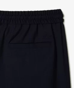 Lacoste Hosen & Shorts>Drapierte Woll-Hose Navy Blau Hde