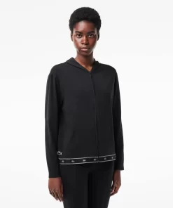 Lacoste Unterwäsche & Loungewear>Essentieller Lounge-Hoodie Schwarz 031