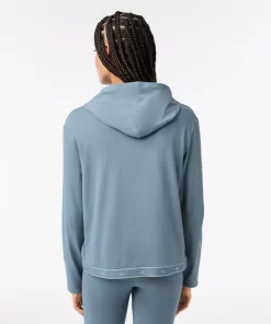 Lacoste Unterwäsche & Loungewear>Essentieller Lounge-Hoodie Grau N4I