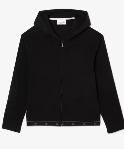 Lacoste Unterwäsche & Loungewear>Essentieller Lounge-Hoodie Schwarz 031