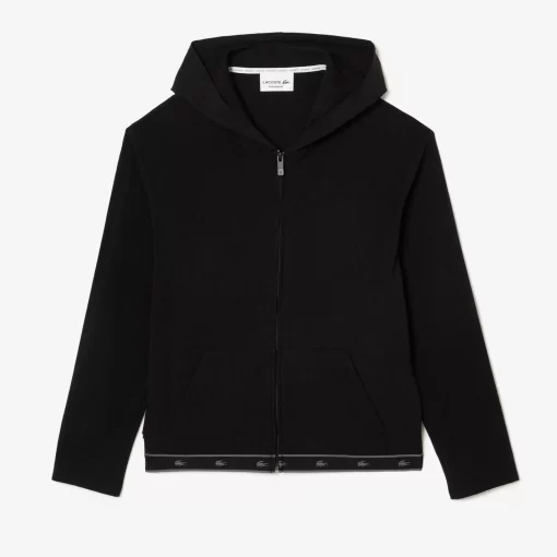 Lacoste Unterwäsche & Loungewear>Essentieller Lounge-Hoodie Schwarz 031