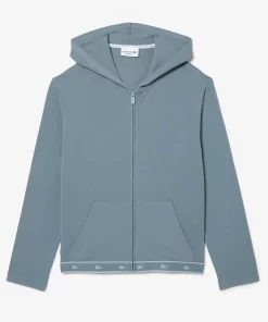 Lacoste Unterwäsche & Loungewear>Essentieller Lounge-Hoodie Grau N4I