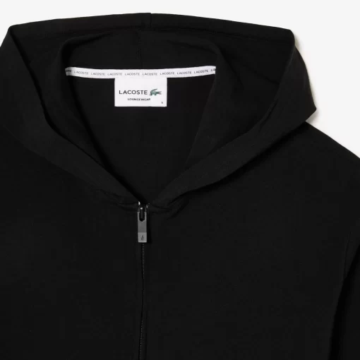 Lacoste Unterwäsche & Loungewear>Essentieller Lounge-Hoodie Schwarz 031