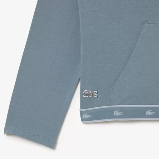 Lacoste Unterwäsche & Loungewear>Essentieller Lounge-Hoodie Grau N4I