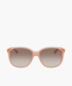 Lacoste Sonnenbrillen>Extragrose Sonnenbrille Aus Acetat Pink Opaline 664