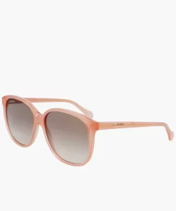 Lacoste Sonnenbrillen>Extragrose Sonnenbrille Aus Acetat Pink Opaline 664