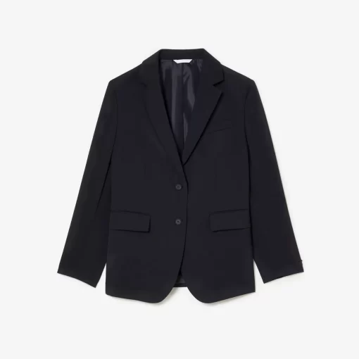 Lacoste Jacken & Mäntel>Extraweiter Wollblazer Navy Blau Hde