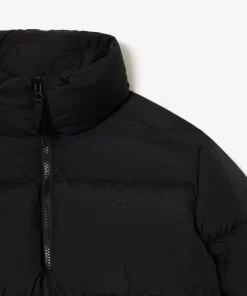 Lacoste Jacken & Mäntel>Faltbare Damen Jacke Aus Taft Schwarz 031