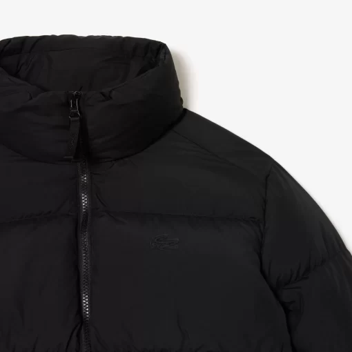 Lacoste Jacken & Mäntel>Faltbare Damen Jacke Aus Taft Schwarz 031