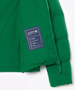 Lacoste Jacken & Mäntel>Faltbare Damen Jacke Aus Taft Grun Cnq