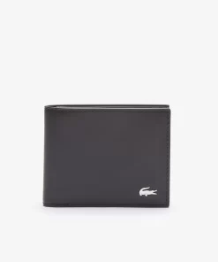 Lacoste Geldbörsen & Kleinlederwaren>Fitzgerald-Lederbrieftasche Mit Ausweisfach Black 000