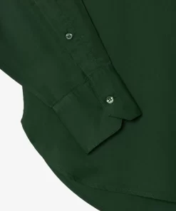 Lacoste Hemden & Tops>Fliesendes, Weite Bluse Aus Lyocell Dunkelgrun Smi