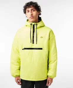 Lacoste Jacken & Mäntel>Gepolsterte Popover-Jacke Mit Kapuze Gelb Sli