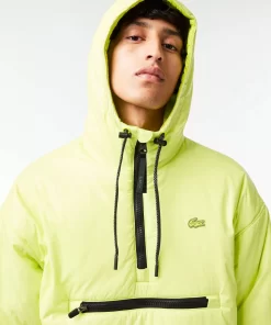 Lacoste Jacken & Mäntel>Gepolsterte Popover-Jacke Mit Kapuze Gelb Sli