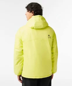 Lacoste Jacken & Mäntel>Gepolsterte Popover-Jacke Mit Kapuze Gelb Sli