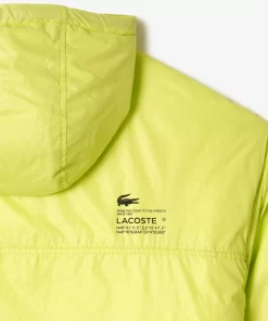 Lacoste Jacken & Mäntel>Gepolsterte Popover-Jacke Mit Kapuze Gelb Sli