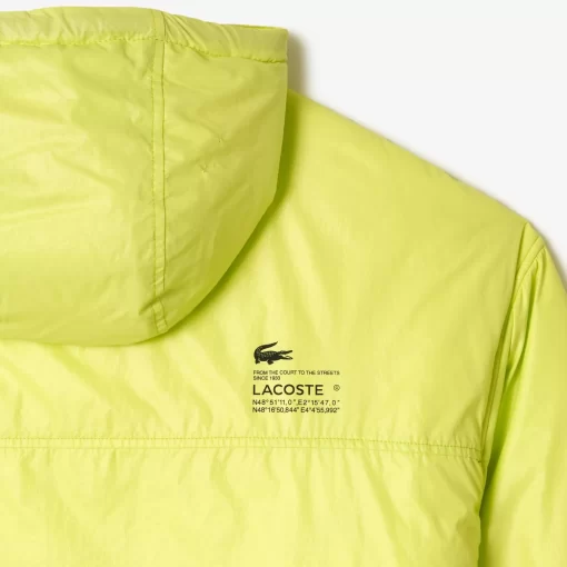 Lacoste Jacken & Mäntel>Gepolsterte Popover-Jacke Mit Kapuze Gelb Sli