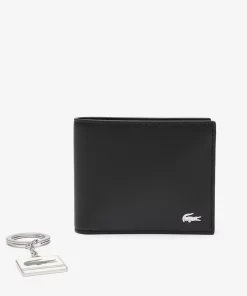 Lacoste Geldbörsen & Kleinlederwaren>Geschenkset Bestehend Aus Brieftasche Und Schlusselanhanger Black 000