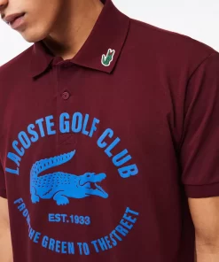 Lacoste Golf>Golf Polohemd Aus Baumwolle Burgunder Yup