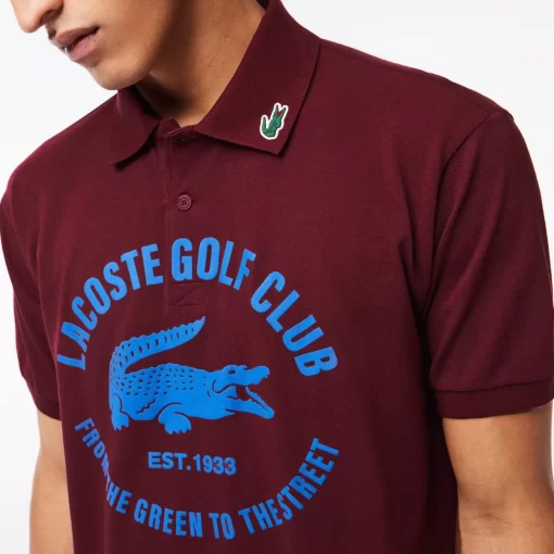 Lacoste Golf>Golf Polohemd Aus Baumwolle Burgunder Yup