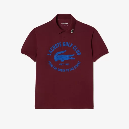 Lacoste Golf>Golf Polohemd Aus Baumwolle Burgunder Yup