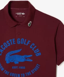 Lacoste Golf>Golf Polohemd Aus Baumwolle Burgunder Yup