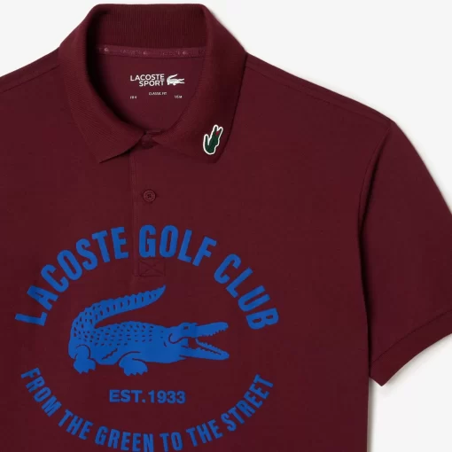 Lacoste Golf>Golf Polohemd Aus Baumwolle Burgunder Yup