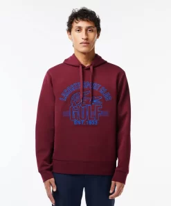 Lacoste Golf>Golf Sweatshirt Aus Recycelten Fasern Burgunder Yup