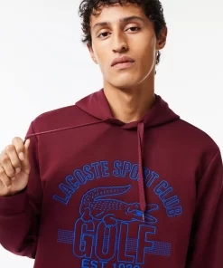 Lacoste Golf>Golf Sweatshirt Aus Recycelten Fasern Burgunder Yup