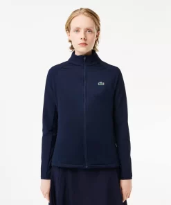 Lacoste Sportbekleidung>Golf-Fleece-Jacke In Slim Fit Navy Blau 423