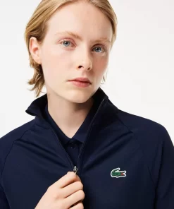 Lacoste Sportbekleidung>Golf-Fleece-Jacke In Slim Fit Navy Blau 423