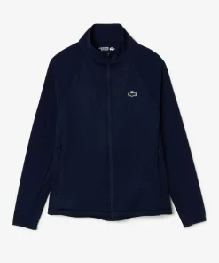 Lacoste Sportbekleidung>Golf-Fleece-Jacke In Slim Fit Navy Blau 423