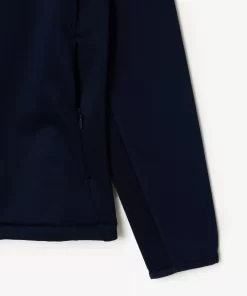 Lacoste Sportbekleidung>Golf-Fleece-Jacke In Slim Fit Navy Blau 423