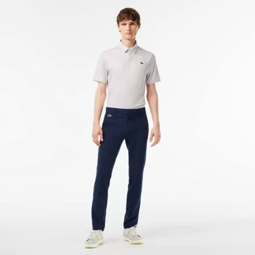 Lacoste Golf>Golf-Hosen Aus Absorbierendem Twill In Slim Fit Navy Blau 166