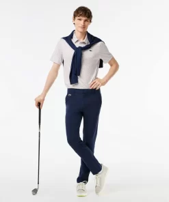 Lacoste Golf>Golf-Hosen Aus Absorbierendem Twill In Slim Fit Navy Blau 166