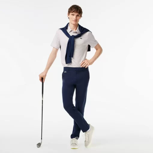 Lacoste Golf>Golf-Hosen Aus Absorbierendem Twill In Slim Fit Navy Blau 166