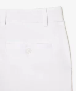 Lacoste Golf>Golf-Hosen Aus Absorbierendem Twill In Slim Fit Weis 001