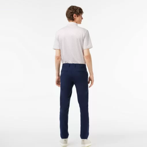 Lacoste Golf>Golf-Hosen Aus Absorbierendem Twill In Slim Fit Navy Blau 166