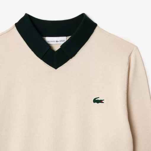 Lacoste Golf>Golf-Pullover Aus Pima-Baumwolle Weis / Grun Pib