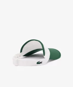 Lacoste Golf>Golf-Schirm Aus Baumwollpique Weis / Grun X0N