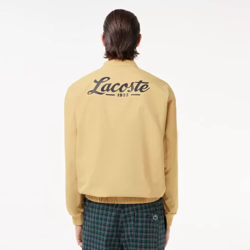 Lacoste Golf>Golf-Sweatshirt Mit Windschutz Im Lockeren Schnitt Beige Ixq