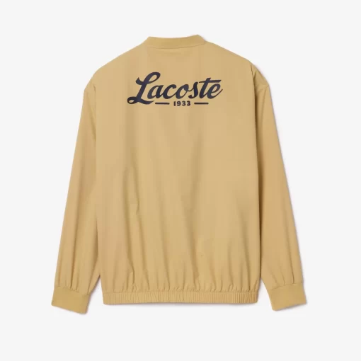 Lacoste Golf>Golf-Sweatshirt Mit Windschutz Im Lockeren Schnitt Beige Ixq