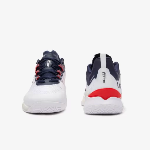 Lacoste Tennis>Herren Ag-Lt23 Ultra Sneakers Aus Textil Wht/Nvy/Red 407