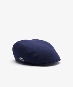 Lacoste Caps & Hüte>Herren Baumwoll-Kappe Mit Aufgesticktem Krokodil Navy Blau 166